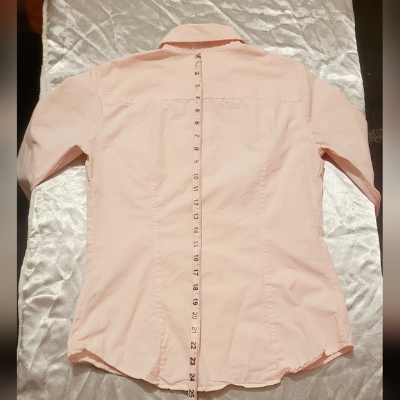 J Crew Haberdashery women's Button Down Blouse With Seer Sucker Design Small - Picture 7 of 7